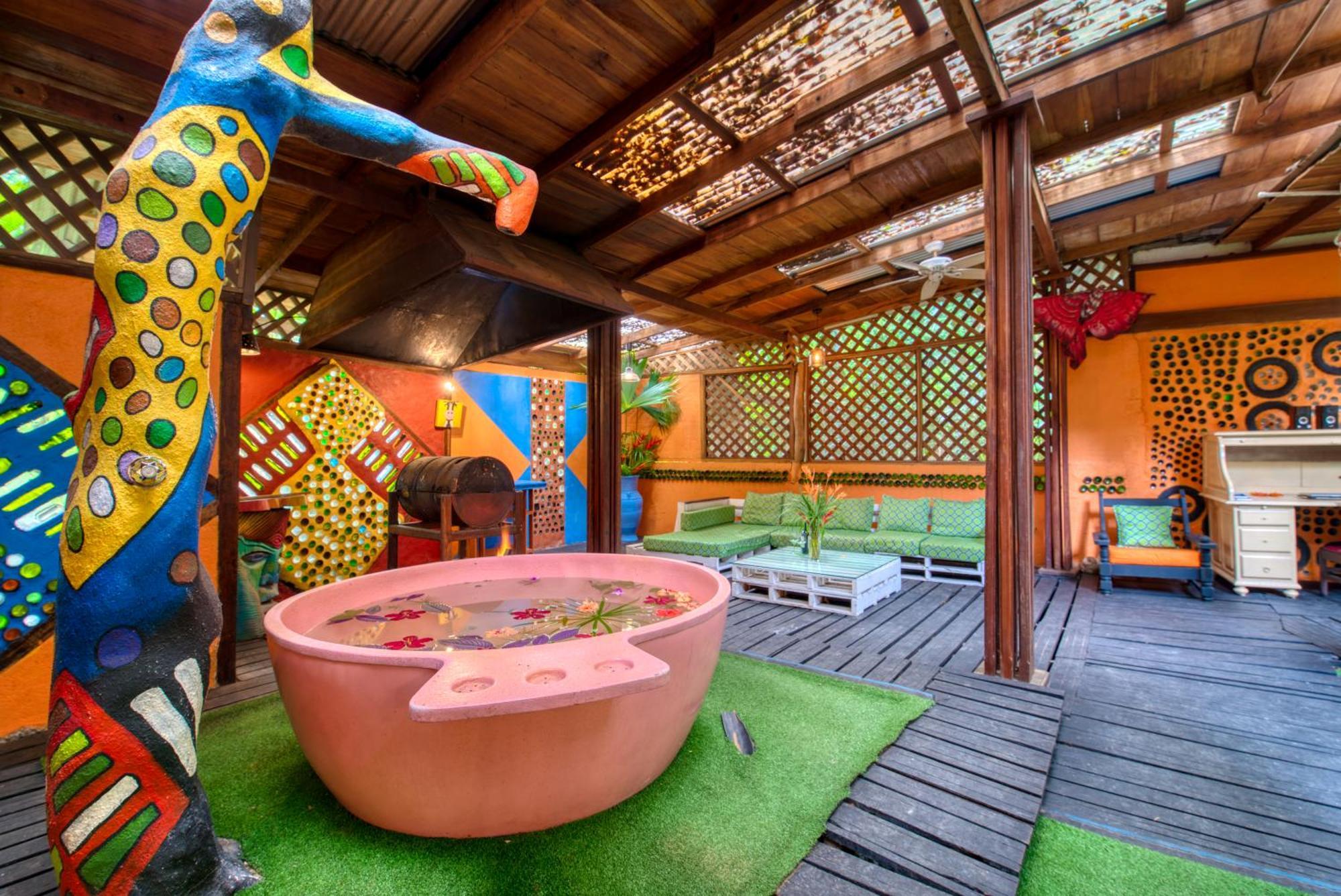 Tree House Beachfront Lodge Puerto Viejo de Talamanca المظهر الخارجي الصورة