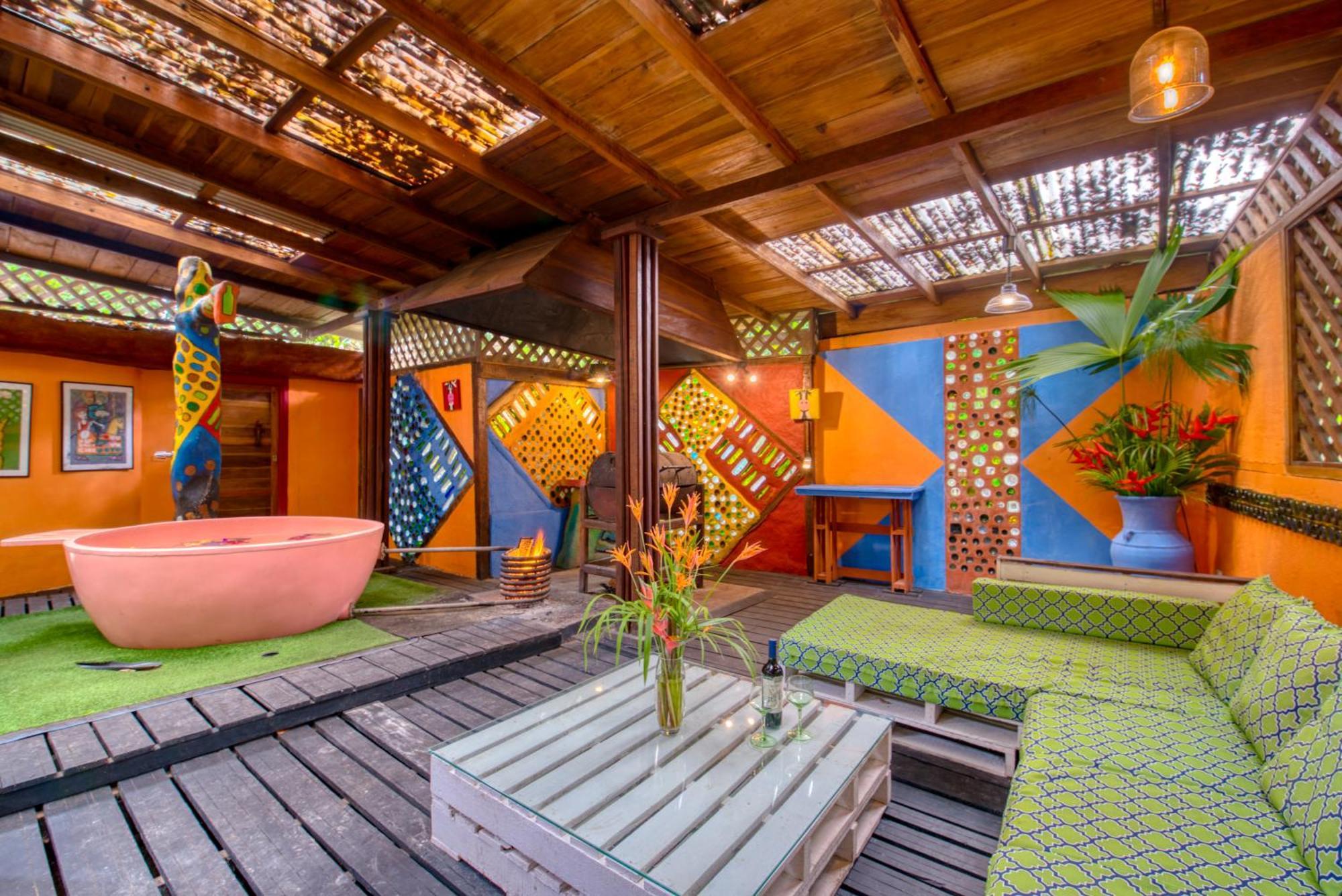 Tree House Beachfront Lodge Puerto Viejo de Talamanca المظهر الخارجي الصورة