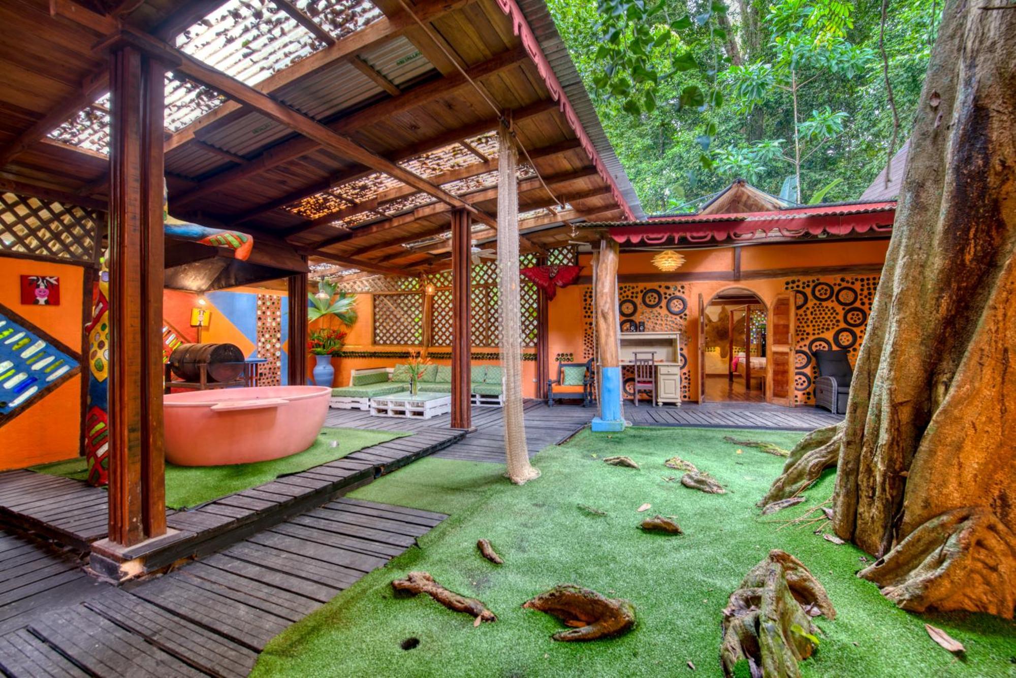 Tree House Beachfront Lodge Puerto Viejo de Talamanca المظهر الخارجي الصورة